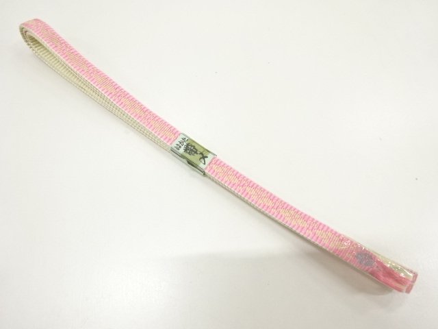 JAPANESE KIMONO / UNUSED HAND-TIED OBIJIME
